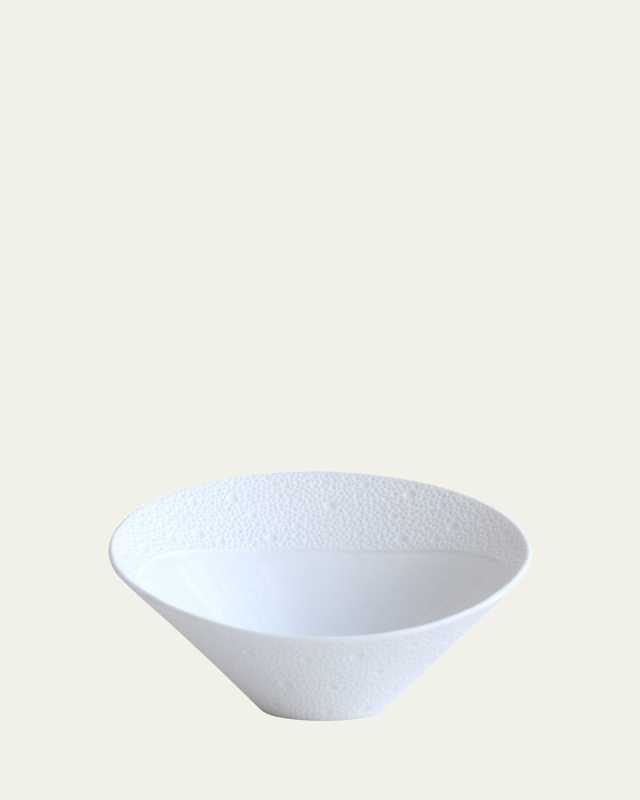 Ecume White Salad Bowl